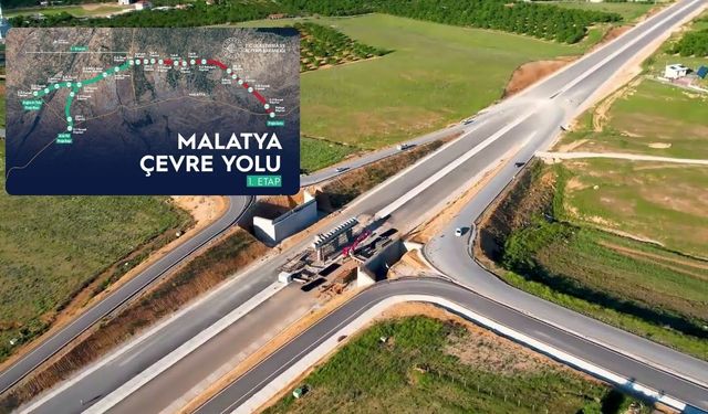 Malatya'da Trafik Sorunu Kuzey Çevre Yoluyla Çözülüyor