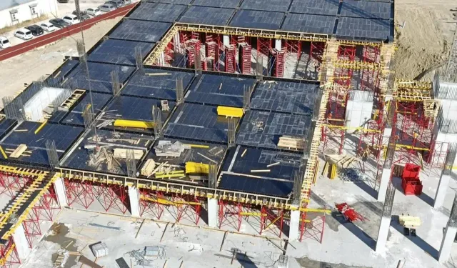 800 yataklı Van şehir hastanesi inşaat çalışmaları devam ediyor