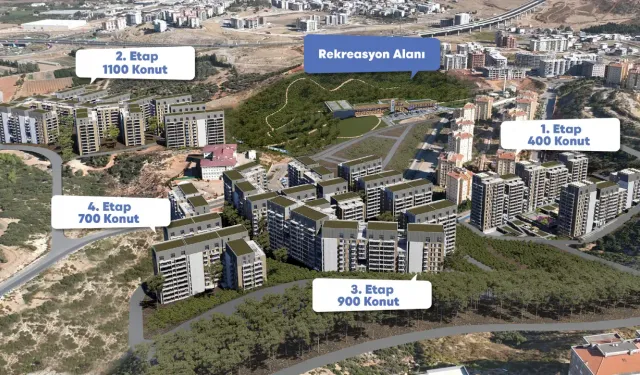 İzmir Büyükşehir Belediyesi Menemen'de 3.100 sosyal konut yapıyor