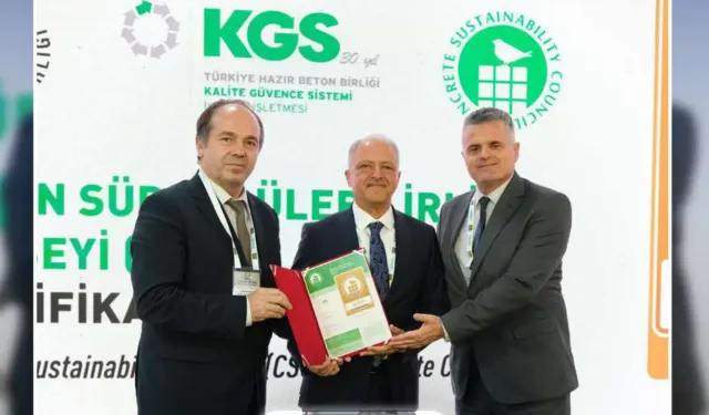 Limak Çimento, BETON 2025’ten iki prestijli ödülle döndü