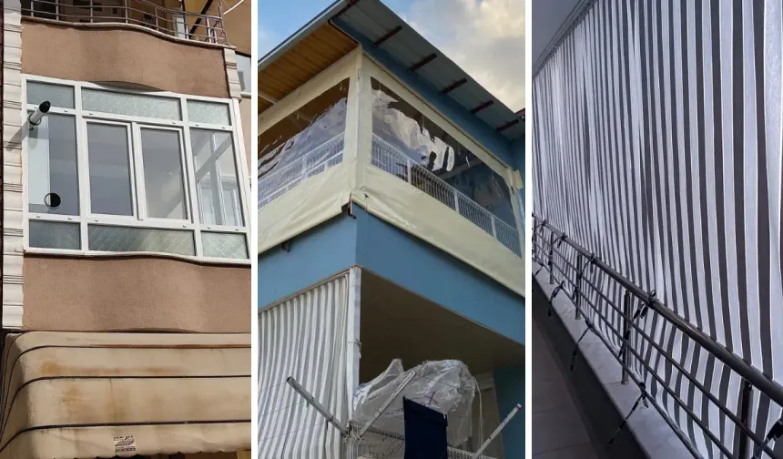 En Ucuz 5 Camsız Balkon Kapatma Fikri