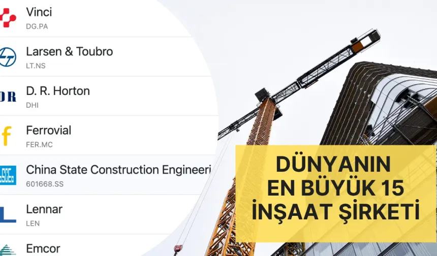 Dünyanın En Büyük 15 İnşaat Şirketi