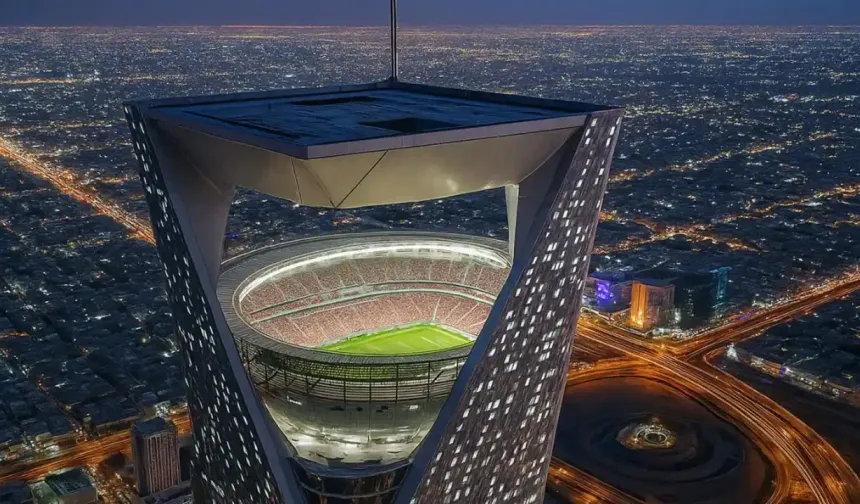 Suudi Arabistan, Dünyanın İlk Gökyüzü Stadyumu Olan 1 Milyar Dolarlık NEOM Gökyüzü Stadyumu'nu Tanıttı