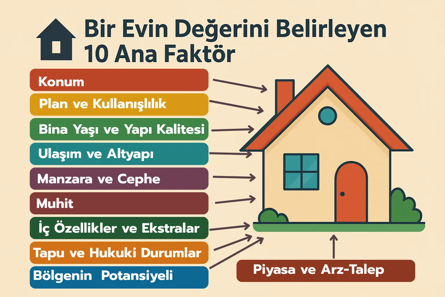 Evin Degerini Belirleyen Faktorler