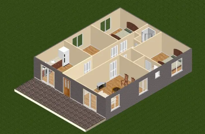 165 M² Çelik Ev Tasarımı 2