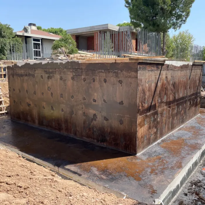 Perde Beton Su Yalıtımı Astar Uygulama