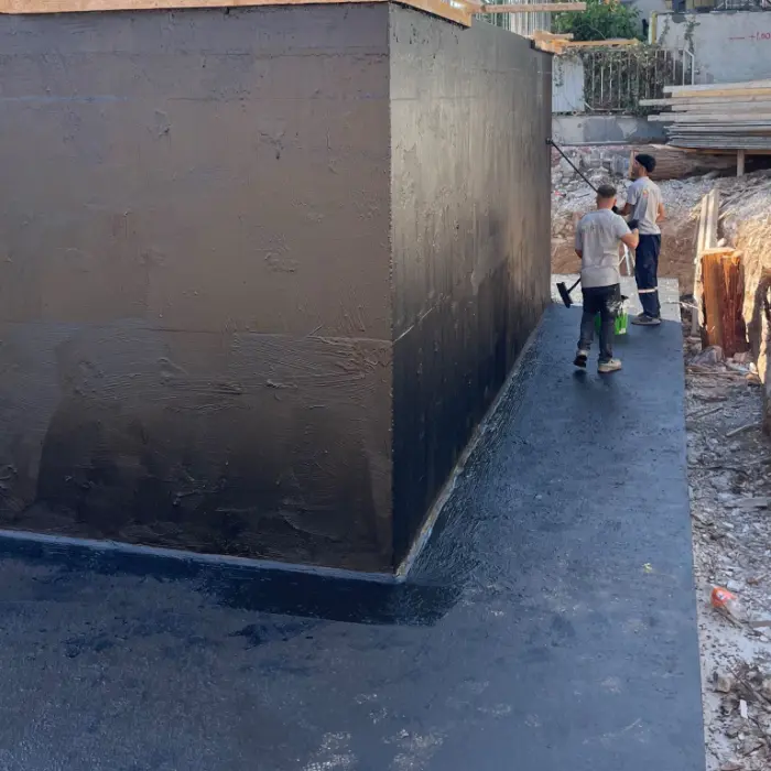 Perde Beton Su Yalıtımı Işlemi